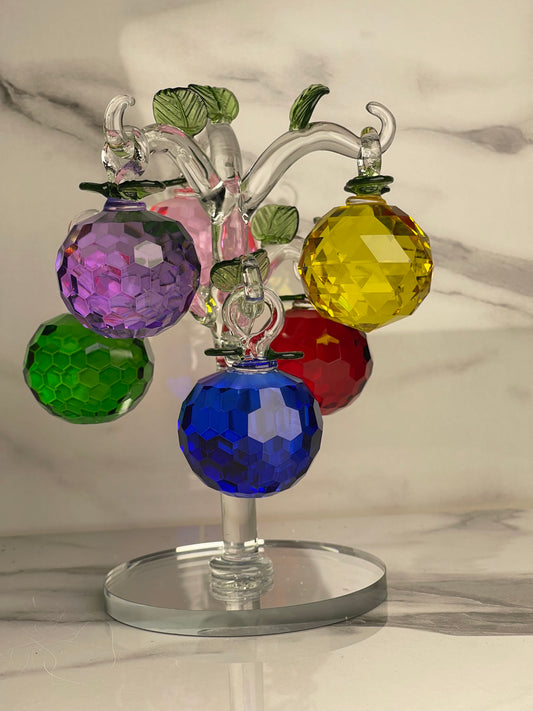 Multicolor Crystal Ball Tree Showpiece for Home Décor